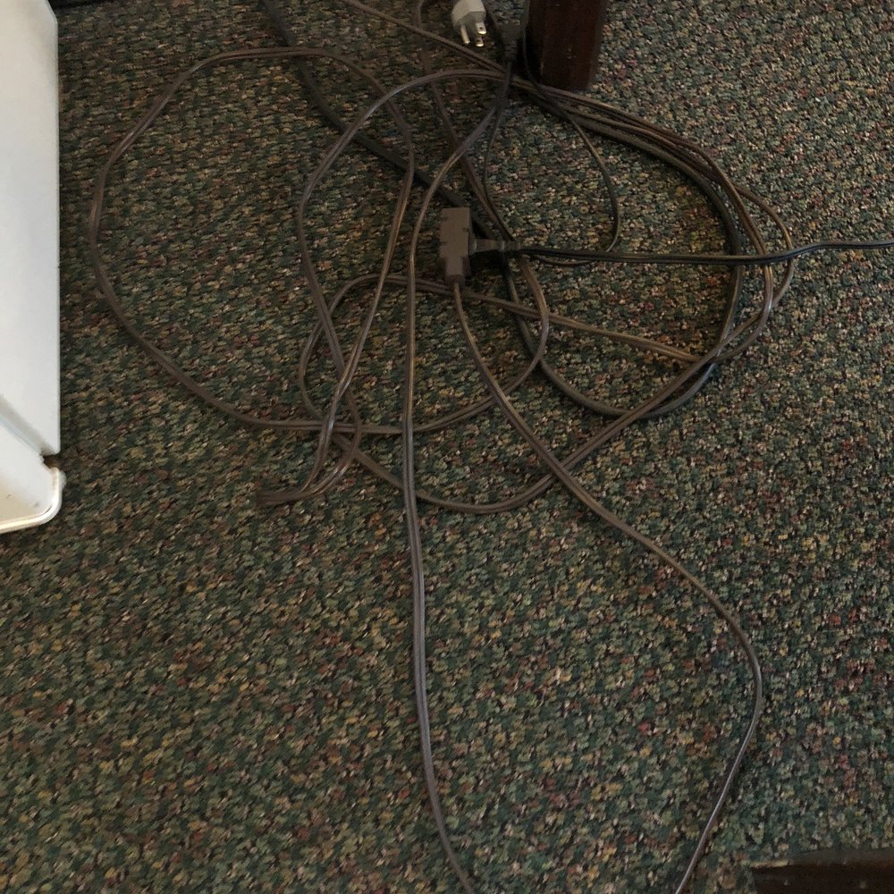 Hotel Wayne - Their way of offering electricity for you to plug in to. The mini frig and mini microwave were also plugged in to same outlet - Hotels Near Me - Honesdale, Pennsylvania Hotel Wayne - Their way of offering electricity for you to plug in to. The mini frig and mini microwave were also plugged in to same outlet - Hotels Near Me - Honesdale, Pennsylvania