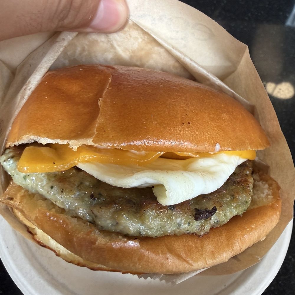 Eggslut - Sausage, Egg & Cheese - Breakfast & Brunch Near Me - Los Angeles, California Eggslut - Sausage, Egg & Cheese - Breakfast & Brunch Near Me - Los Angeles, California