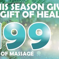 Optimal Body Massage - Seasonal Special! Available for the month of December