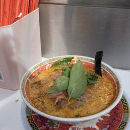 Beef laksa Beef laksa
