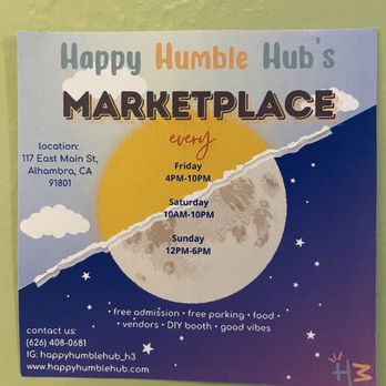 Happy Humble Hub - Hours as of 06.28.2025 - Venues & Event Spaces Near Me - Alhambra, California Happy Humble Hub - Hours as of 06.28.2025 - Venues & Event Spaces Near Me - Alhambra, California