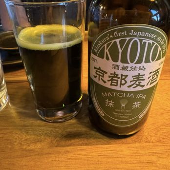 Leezakaya - Matcha beer. Green beer not for St Patrick's Day! - Izakaya Near Me - Aurora, Colorado