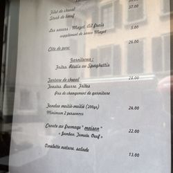 Le Mazot Vevey S. à r. l. - Menu 2 of 2 - May 2024
