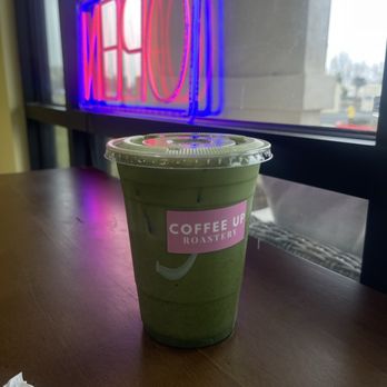 Coffee Up Roastery - Matcha Latte - Coffee & Tea Near Me - Chino, California Coffee Up Roastery - Matcha Latte - Coffee & Tea Near Me - Chino, California