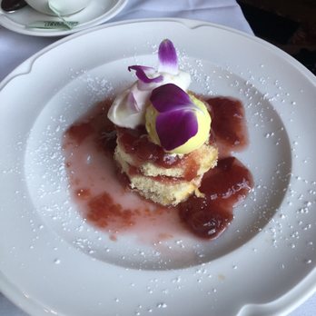 Daniel's - Cake with plum sauce and vanilla ice cream. - French Near Me - Genoa, Nevada Daniel's - Cake with plum sauce and vanilla ice cream. - French Near Me - Genoa, Nevada