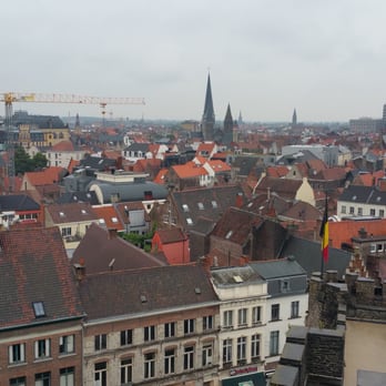 Gravensteen - City View from Gravensteen Castle - Castles Near Me - Gent, VOV Gravensteen - City View from Gravensteen Castle - Castles Near Me - Gent, VOV