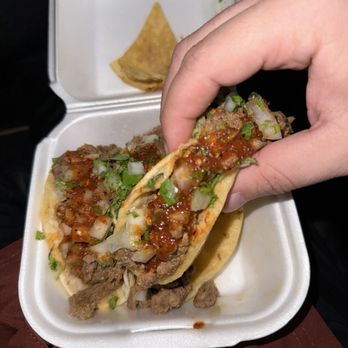 Durango Taco Shop - 3 CARNE ASADA TACOS - Tacos Near Me - Las Vegas, Nevada