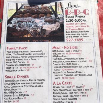 Linn's Bar-B-Que - Barbeque Near Me - Cambria, California Linn's Bar-B-Que - Barbeque Near Me - Cambria, California