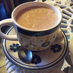 Small hot chocolate.
