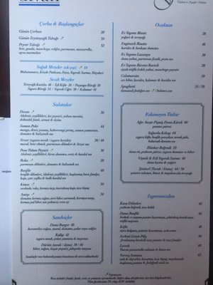 Menu photo 1 Divan Istanbul, 34 Menu photo 1 Divan Istanbul, 34