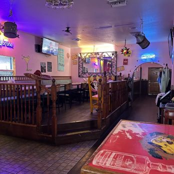 Cantina Dos Amigos - The bar area. - Mexican Near Me - Indialantic, Florida