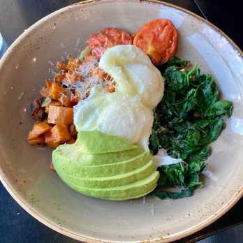 Graze - Veggie bowl with poached eggs - Breakfast & Brunch Near Me - Ho-Ho-Kus, New Jersey