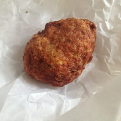 Slagter Lars - Nystegt frikadelle, 16kr.