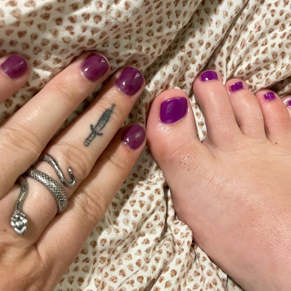Glamicure - This is supposed to be the same color. - Nail Salons Near Me - Los Angeles, California