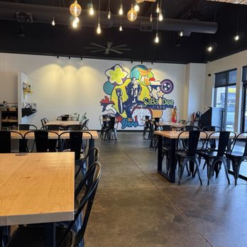 Sabaidee Cafe - Love the mural wall here! - Thai Near Me - Murfreesboro, Tennessee