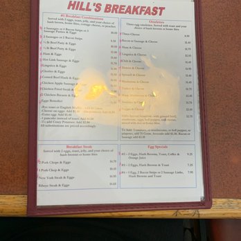 Hill's Coffee Shop - Breakfast menu - American Near Me - Hayward, California Hill's Coffee Shop - Breakfast menu - American Near Me - Hayward, California