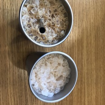 The Combine Kitchen - Iced dirty chai and an iced chai - Coffee & Tea Near Me - Rancho Cucamonga, California