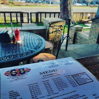 GB Fish & Chips - Bar seating facing out the window - Fish & Chips Near Me - Edgewater, Colorado