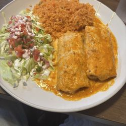 El Mexicano Tacos & Tequila - Chicken chimichanga dish was excellent.