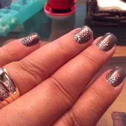 Cute Mosiac Nail Art Cute Mosiac Nail Art