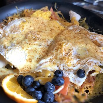 Blue Moon Too - Sweet baby Jesus with fried eggs (only because pregnancy prevented me from getting them runny) - Cafes Near Me - Baltimore, Maryland
