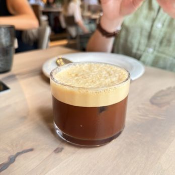 NAIA - Smoked cinnamon carajillo - Mediterranean Near Me - Chicago, Illinois