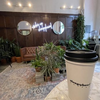 Sleepyhead Coffee - Chai Latte and sitting area of the coffee shop - Coffee & Tea Near Me - Chattanooga, Tennessee Sleepyhead Coffee - Chai Latte and sitting area of the coffee shop - Coffee & Tea Near Me - Chattanooga, Tennessee