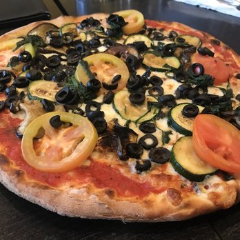 La Pizzeria - Vegetarian pizza with added olives! Light and fresh, very tasty. - Pizza Near Me - Campbell, California La Pizzeria - Vegetarian pizza with added olives! Light and fresh, very tasty. - Pizza Near Me - Campbell, California