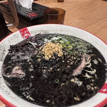 Ramen Nagi - Squid ink - Ramen Near Me - Costa Mesa, California