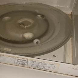 Roach in the microwave. He didn't survive this encounter. Roach in the microwave. He didn't survive this encounter.