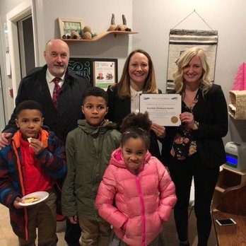 Eco Kids - Our ribbon cutting with Mayor Madden. - Child Care & Day Care Near Me - Troy, New York Eco Kids - Our ribbon cutting with Mayor Madden. - Child Care & Day Care Near Me - Troy, New York