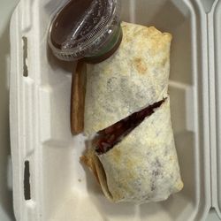 Thai tofu wrap.