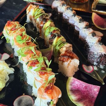 Deba Sushi Bar - Sunset, Dragon, & Tuna Truffle Maki - Sushi Bars Near Me - Mount Prospect, Illinois