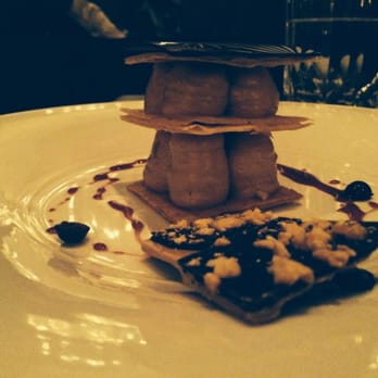 Sepia - Peanut butter mouse pastry tower! - New American Near Me - Chicago, Illinois Sepia - Peanut butter mouse pastry tower! - New American Near Me - Chicago, Illinois
