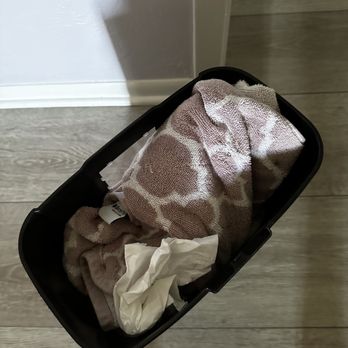 The Perfect Sweep - Full trash can in plain view - Home Cleaning Near Me The Perfect Sweep - Full trash can in plain view - Home Cleaning Near Me