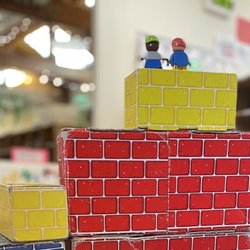 Center For Families - Friendships are also built in the block building section.