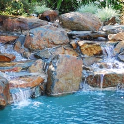 Spring Creek Pool & Spa - Custom waterfeatures