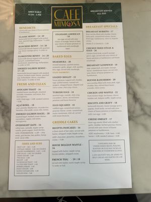 Menu photo 1 Cafe Mimosa Missoula, MT Menu photo 1 Cafe Mimosa Missoula, MT