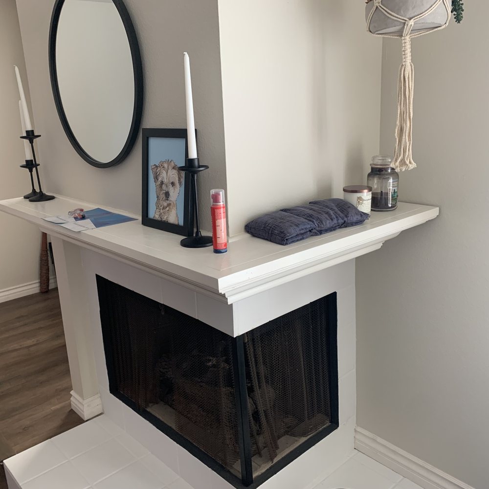 Stairs Plus More - Mantel Before - General Contractors Near Me