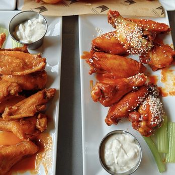 Woodstock Brewing - Chicken wings - classic mild, chicken wings - Korean BBQ - Breweries Near Me - Phoenicia, New York