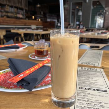 Ace Eat Serve - Jazzed up: French press liquor, vodka, Vietnamese Iced Coffee - Asian Fusion Near Me - Denver, Colorado Ace Eat Serve - Jazzed up: French press liquor, vodka, Vietnamese Iced Coffee - Asian Fusion Near Me - Denver, Colorado