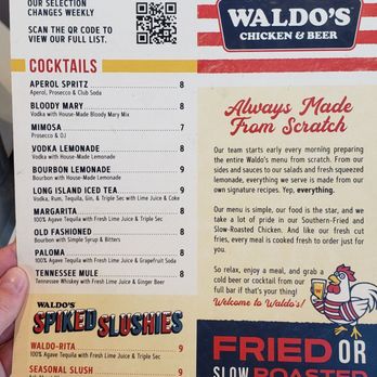 Waldo's Chicken & Beer - Cocktails - Chicken Shop Near Me - Mountain Brook, Alabama Waldo's Chicken & Beer - Cocktails - Chicken Shop Near Me - Mountain Brook, Alabama