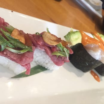 Komé - Raw beef and some more spicy scallops! Super yummy! - Japanese Near Me - Austin, Texas Komé - Raw beef and some more spicy scallops! Super yummy! - Japanese Near Me - Austin, Texas