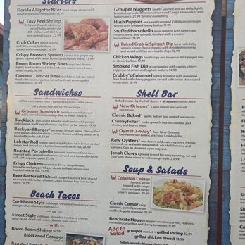 Crabby's Oceanside - Seafood Near Me - Daytona Beach, Florida