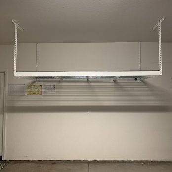 Good Garage - Heavy duty rack 4' x 8' with 3' drop from ceiling (useable height space is 33" as you need to take into account the hardware) - Home Organization Near Me