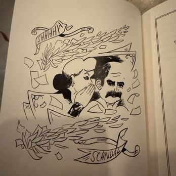 Arabella’s - Cute little menu illustrations - Cocktail Bars Near Me - San Francisco, California