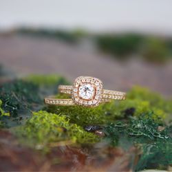 Kenz Jewelers - Diamond Wedding Set