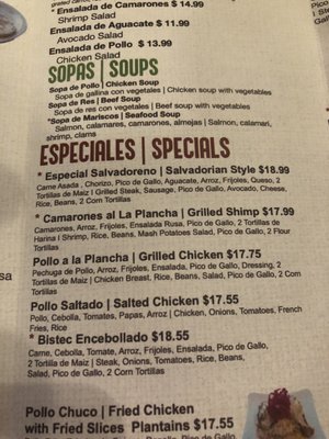 Menu photo 2 Baleadas Grill Silver Spring, MD