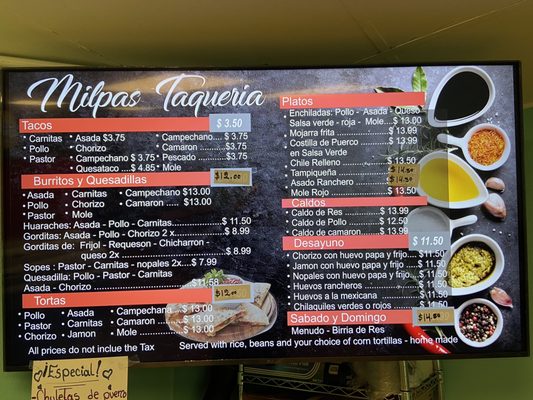 Menu photo 4 Milpas Taqueria Santa Barbara, CA Menu photo 4 Milpas Taqueria Santa Barbara, CA