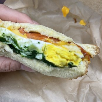 Aloha Craft Cafe - Breakfast sandwich with Portuguese sausage - Sandwiches Near Me - Lihue, Hawaii